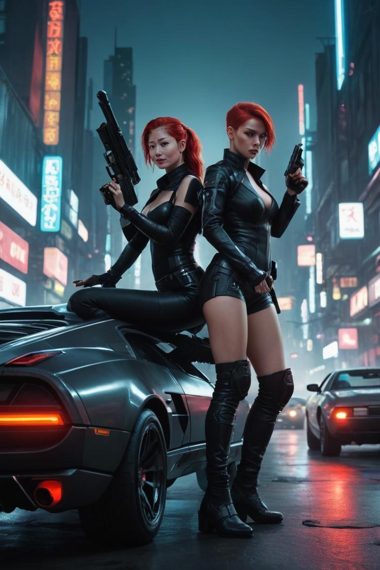 Photify AI prompt preview for Cyberpunk Couple pack - 240 - 2025-04-26T20:05:07.601Z