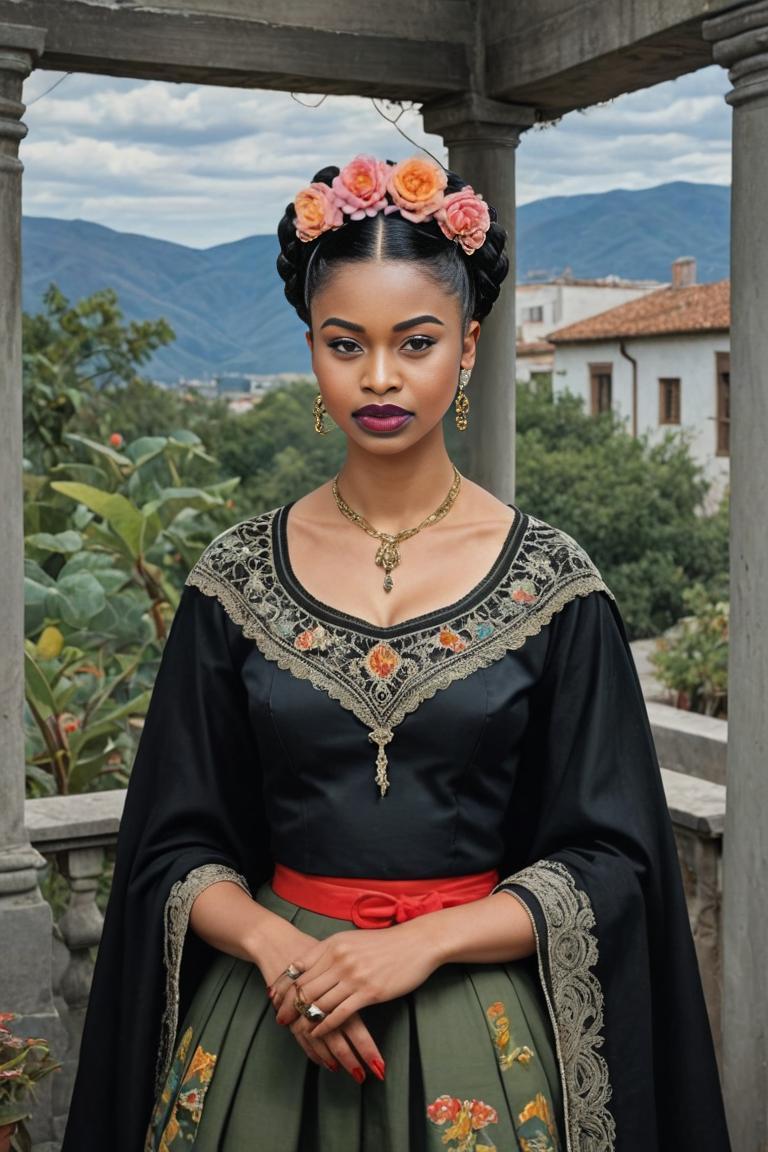Photify AI prompt preview for Dracula And Frida Kahlo 🏵️🌃 pack - 240 - 2025-05-30T23:49:41.871Z