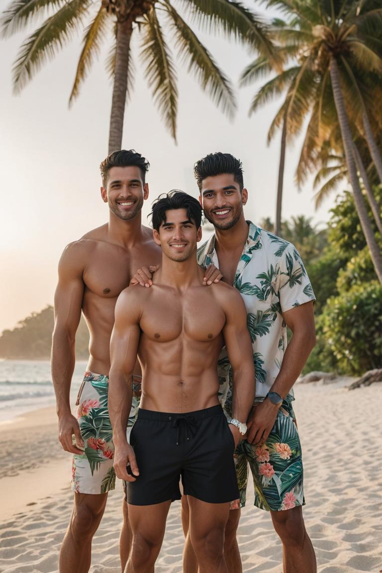 Photify AI prompt preview for Beach Hot Couple Mens pack - 240 - 2025-04-26T17:57:01.048Z