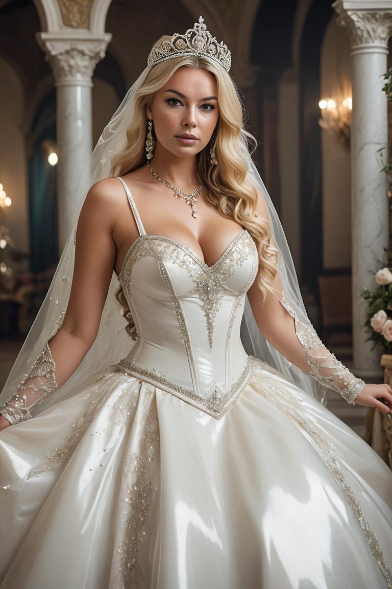 Photify AI prompt preview for Bold And Bright Wedding Dresss pack - 240 - 2025-04-28T02:47:11.859Z