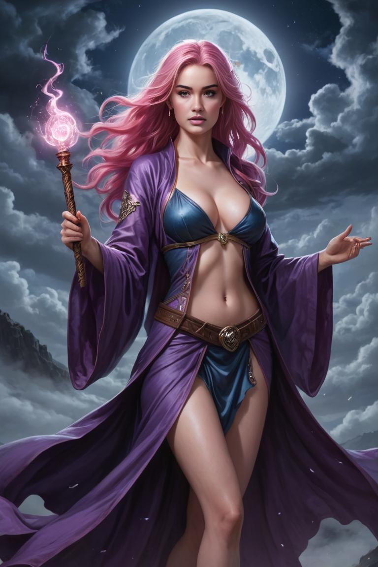 Photify AI prompt preview for Sorceress In Purple Robe pack - 240 - 2025-04-30T23:44:38.752Z