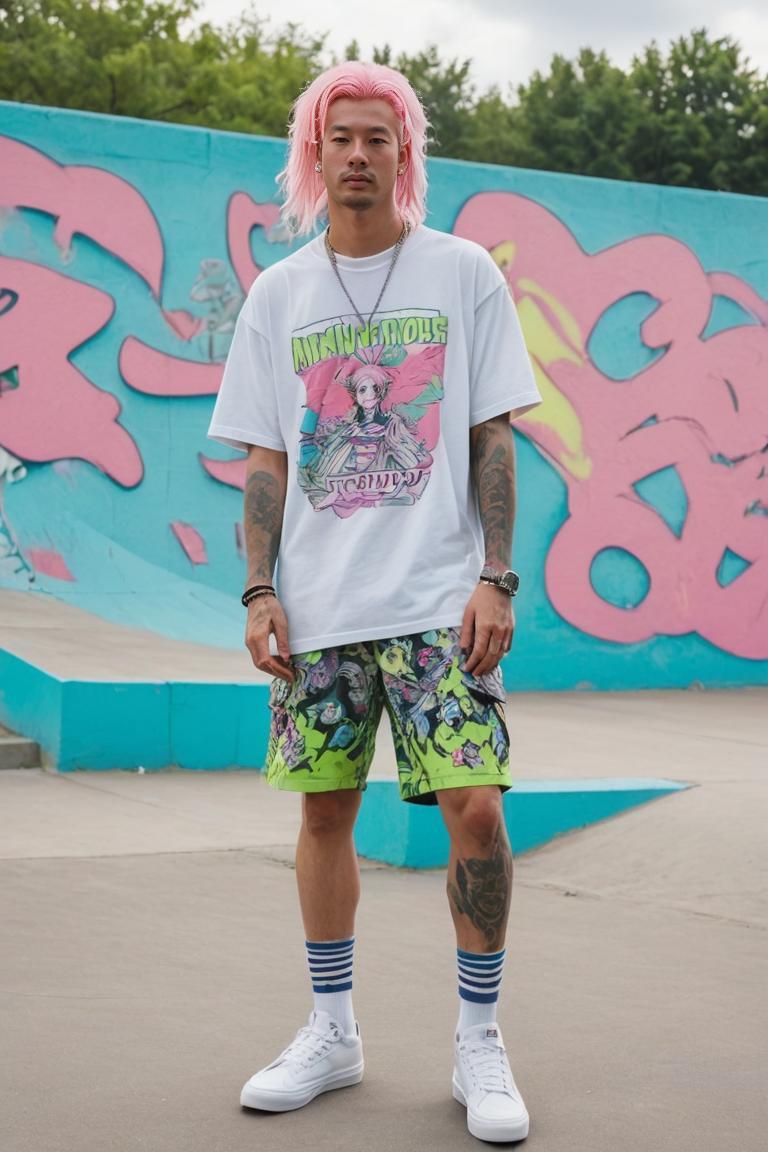 Photify AI prompt preview for Neon Skater Dreams pack - 240 - 2025-11-07T19:50:26.473Z