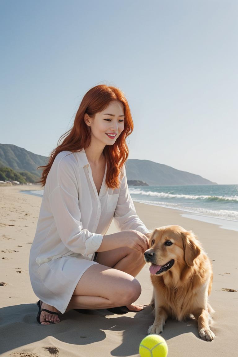 Photify AI prompt preview for Beach Day With Buddy pack - 240 - 2025-05-30T23:42:23.548Z