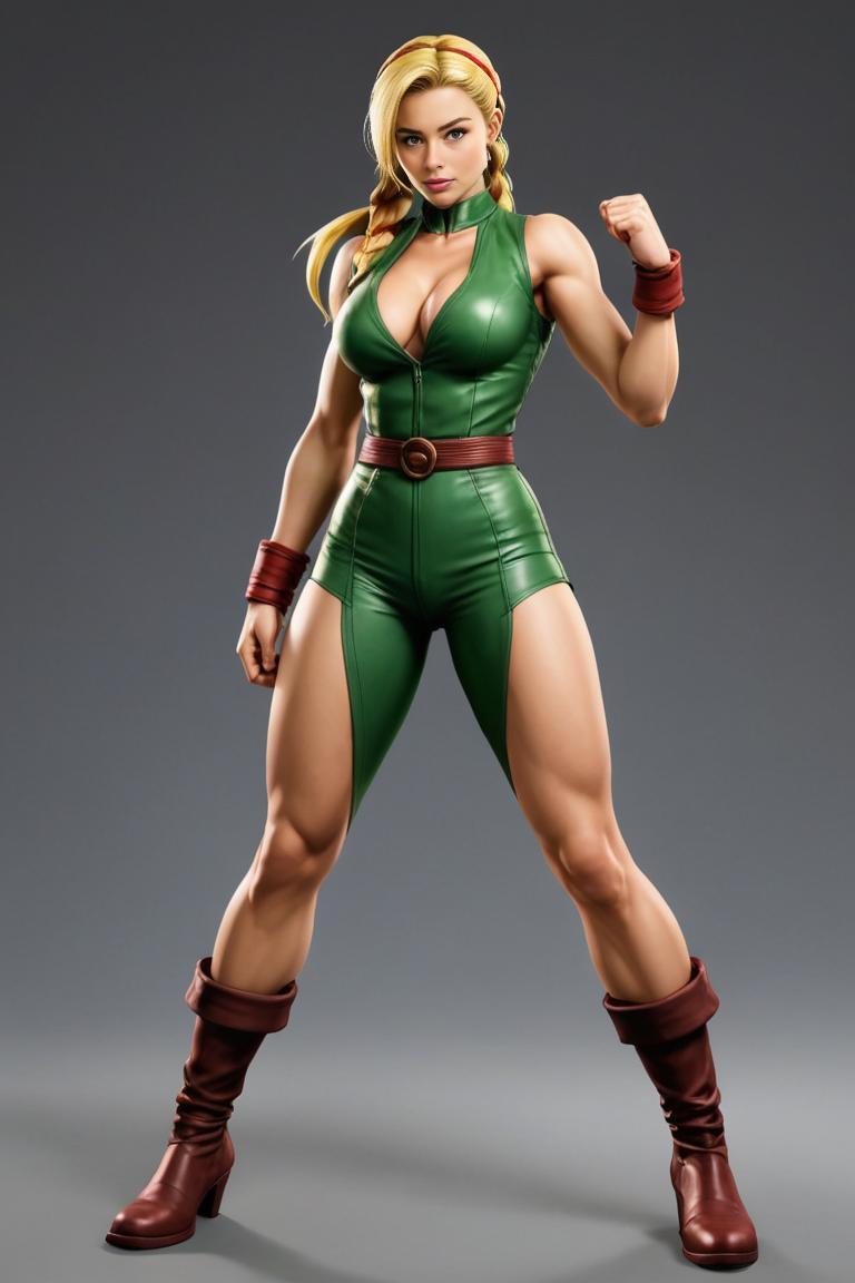 Photify AI prompt preview for Street Fighter (female) pack - 240 - 2025-05-09T06:05:16.616Z