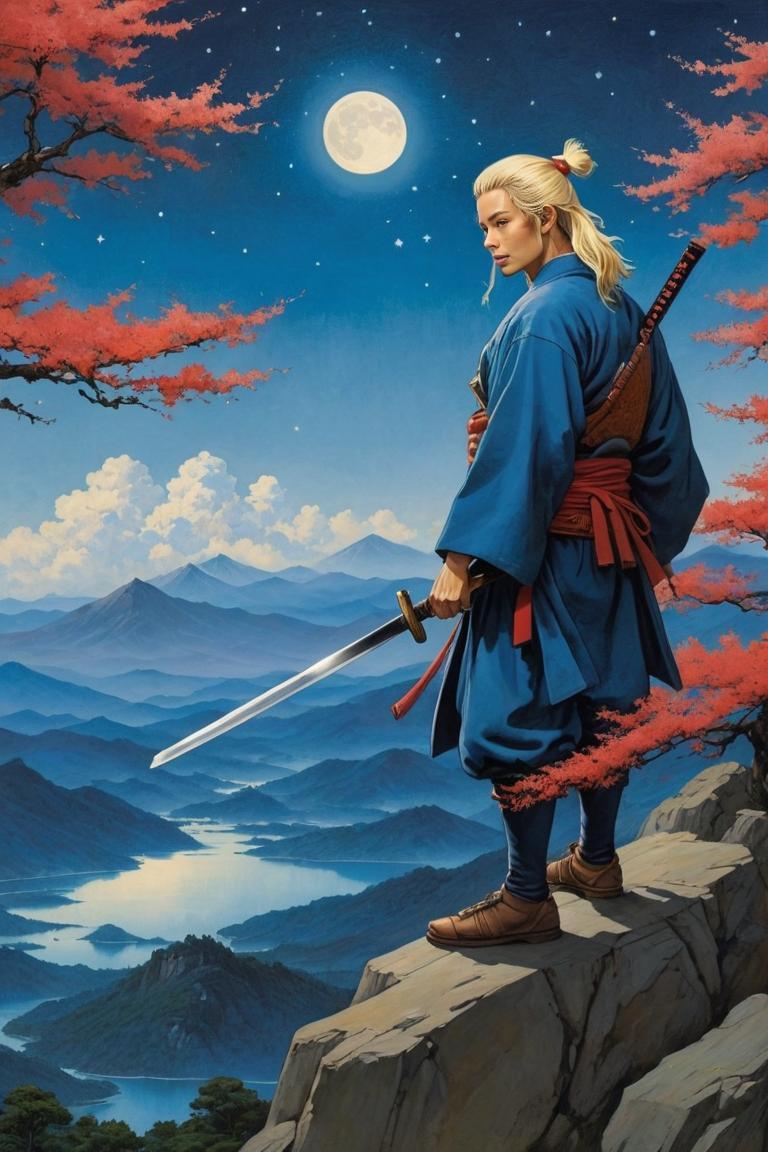Photify AI prompt preview for Samurai Painting pack - 240 - 2025-04-21T12:05:07.584Z