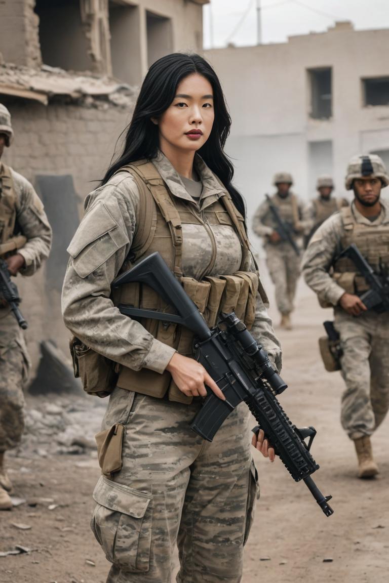 Photify AI prompt preview for American Soldier In War Zone pack - 240 - 2025-05-24T22:51:53.734Z