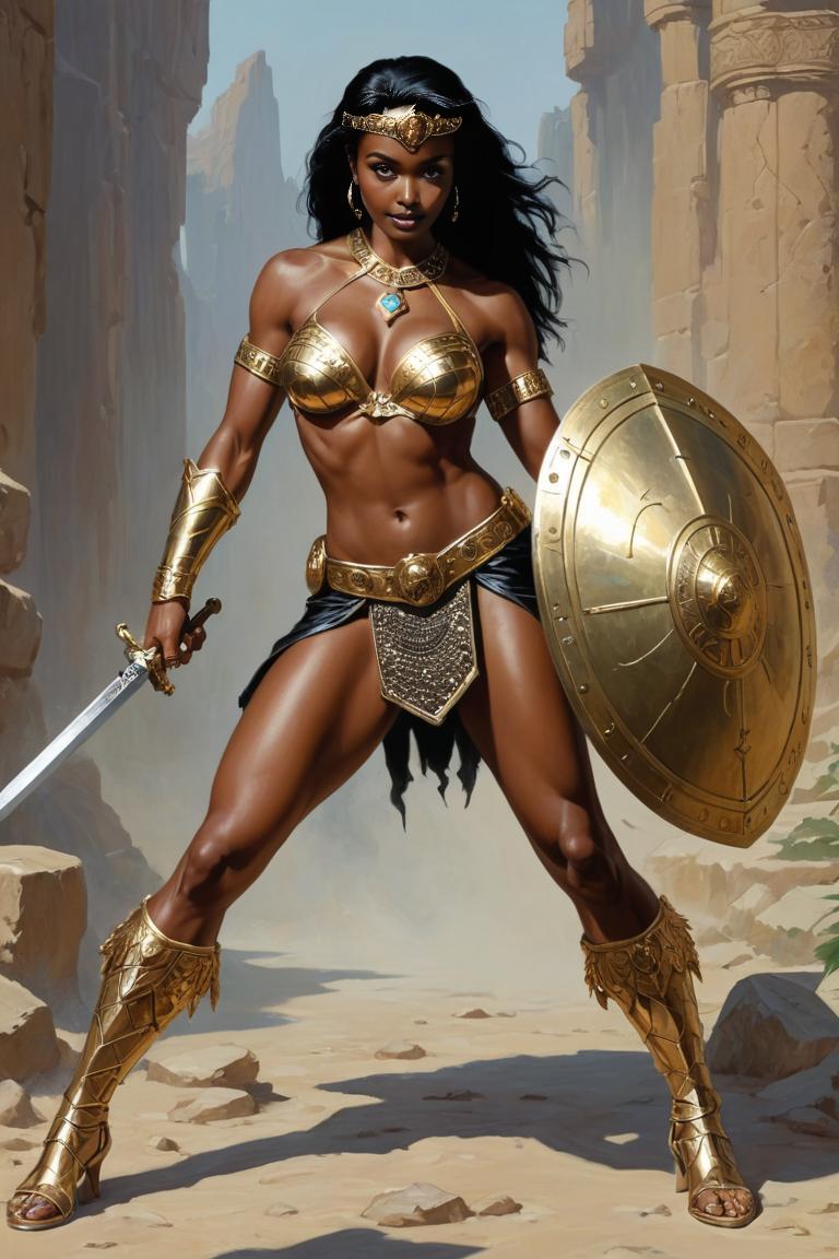 Photify AI prompt preview for Female Warriors Of Might pack - 240 - 2025-04-30T16:29:18.042Z