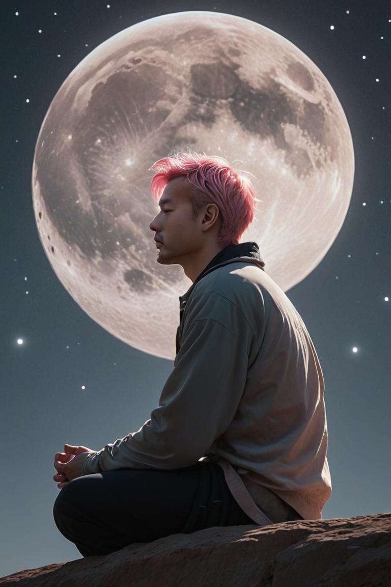 Photify AI prompt preview for Moonlit Meditation pack - 240 - 2025-07-06T23:46:35.304Z