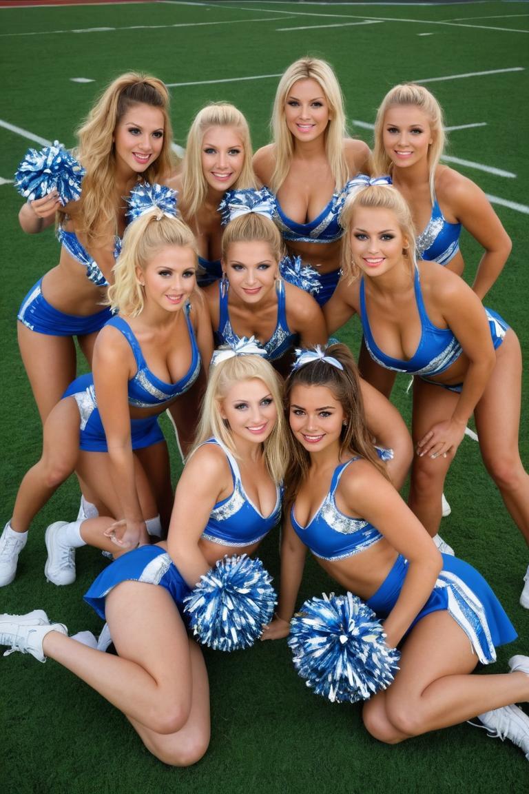 Photify AI prompt preview for Cheerleader Group pack - 240 - 2025-04-26T18:00:30.169Z