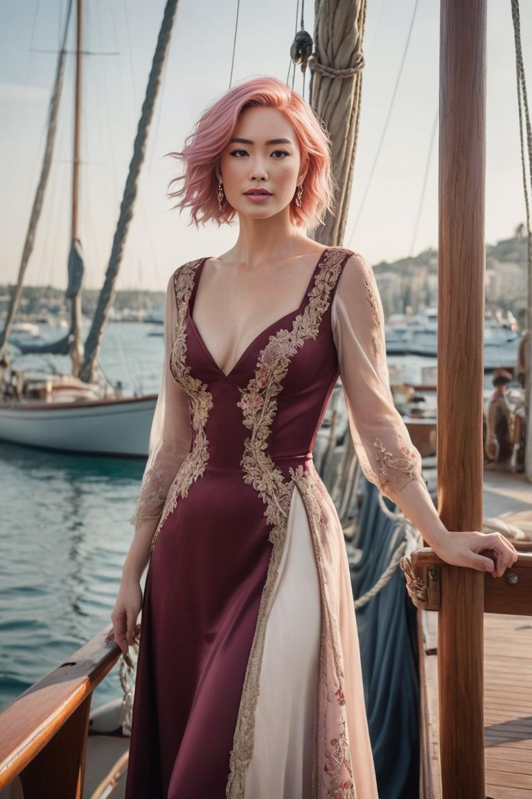 Photify AI prompt preview for Red Dress Boat ✨ pack - 240 - 2025-04-19T12:00:24.415Z