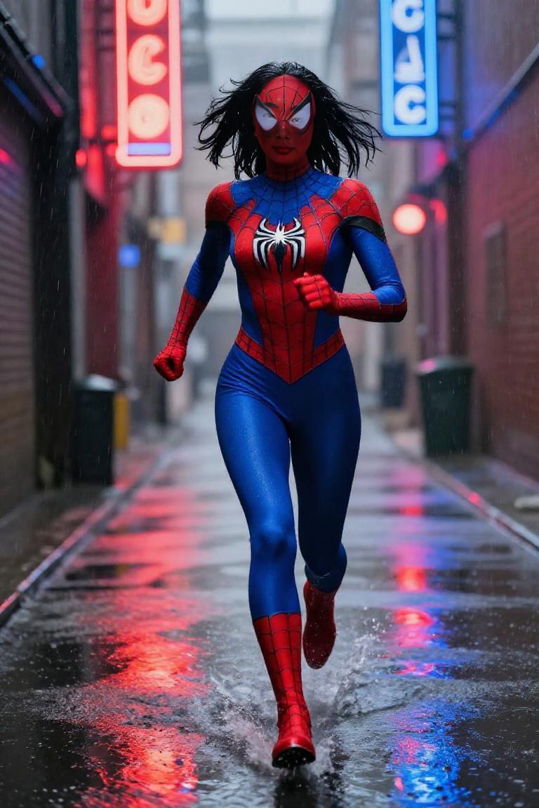 Photify AI prompt preview for Spiderwoman Glow pack - 240 - 2026-07-24T01:30:38.712Z