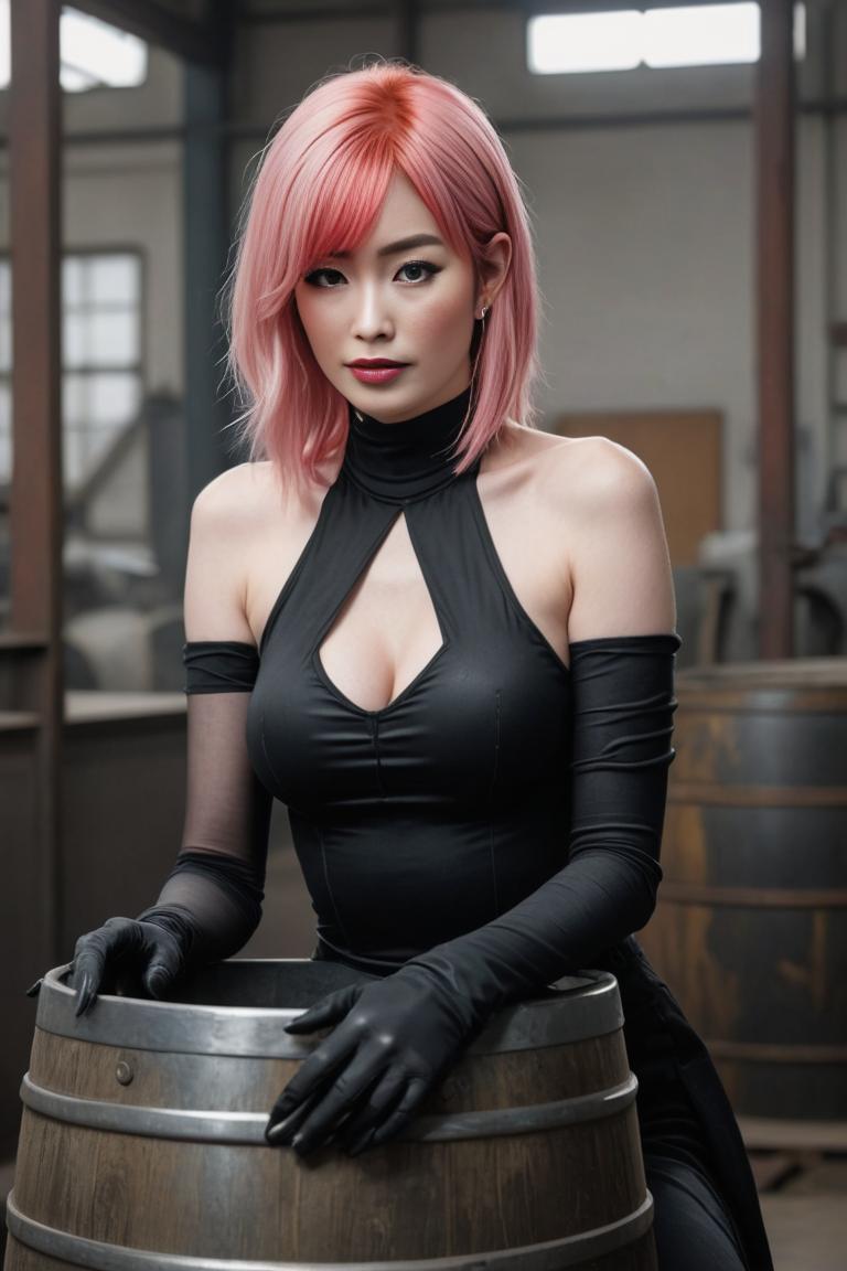 Photify AI prompt preview for Goth Girls pack - 240 - 2025-05-31T00:27:29.628Z