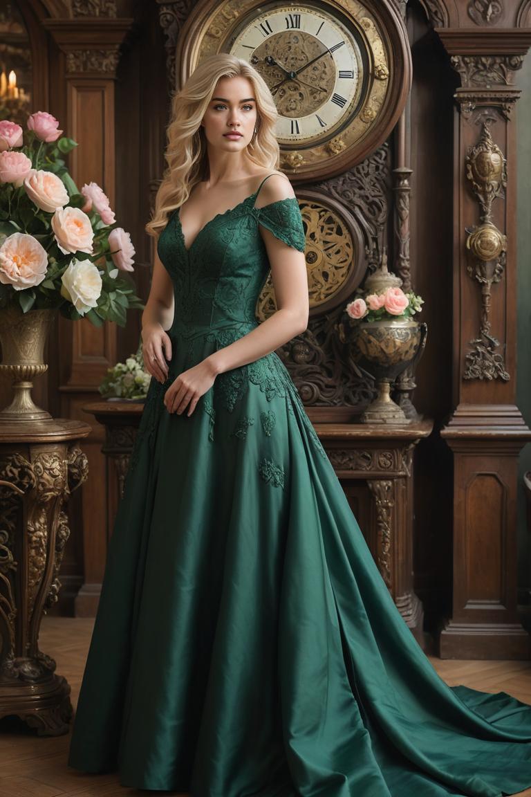 Photify AI prompt preview for Emerald Dress pack - 240 - 2025-04-27T12:35:43.809Z