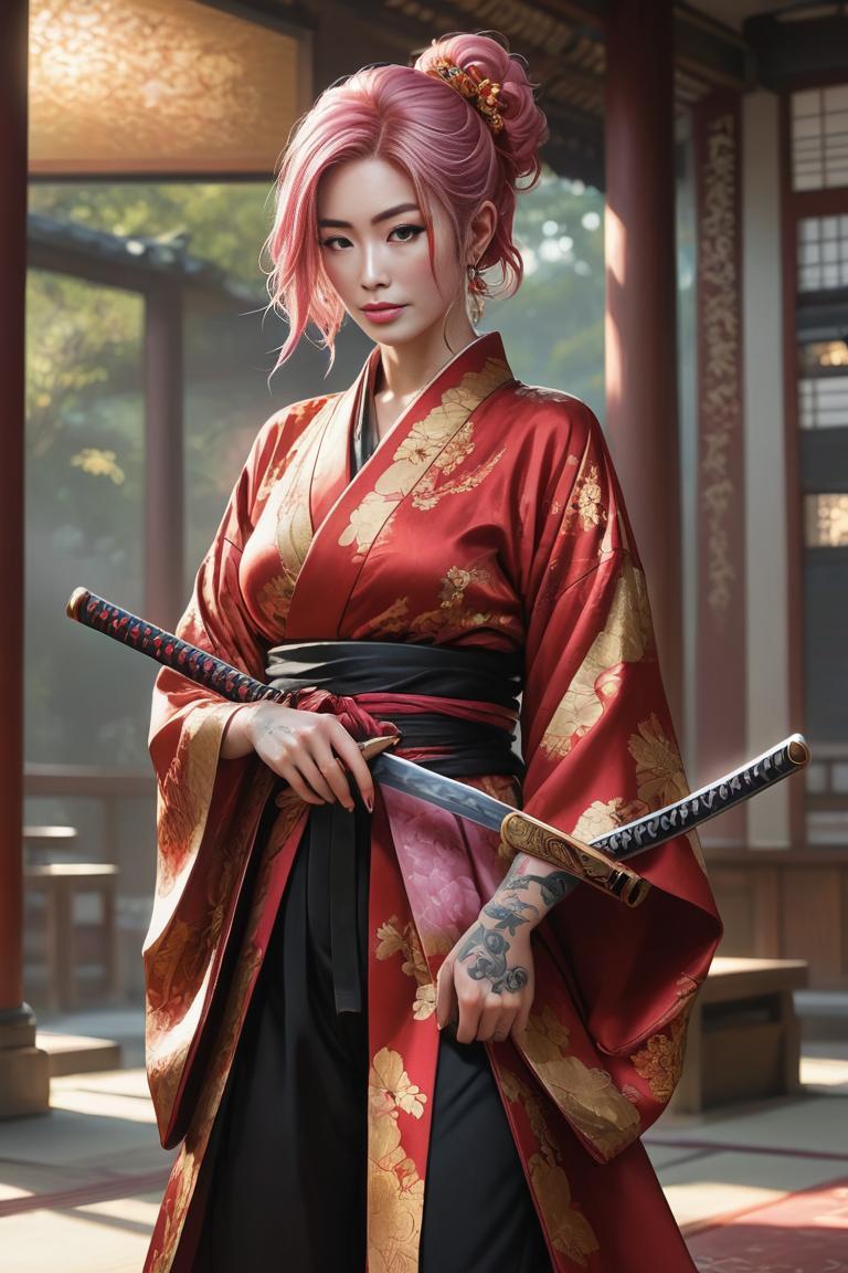 Photify AI prompt preview for (gta) Samurai Seduction pack - 240 - 2025-05-31T00:22:20.392Z