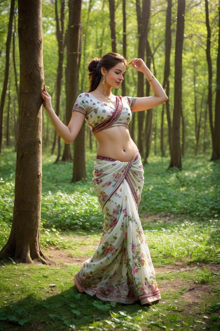 Photify AI prompt preview for Swinging In Saree pack - 240 - 2025-05-30T23:38:44.816Z