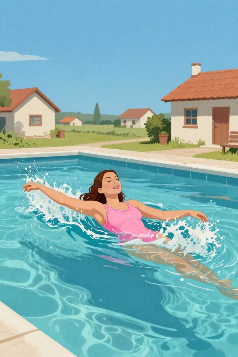Photify AI prompt preview for Village Pool Illustrated pack - 240 - 2026-08-19T17:33:41.065Z