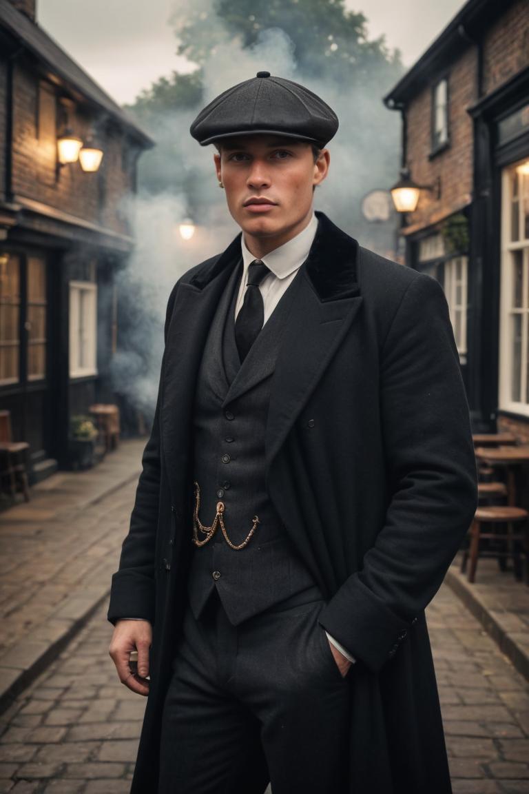 Photify AI prompt preview for Peaky Blinders Style pack - 240 - 2025-05-09T04:18:43.977Z