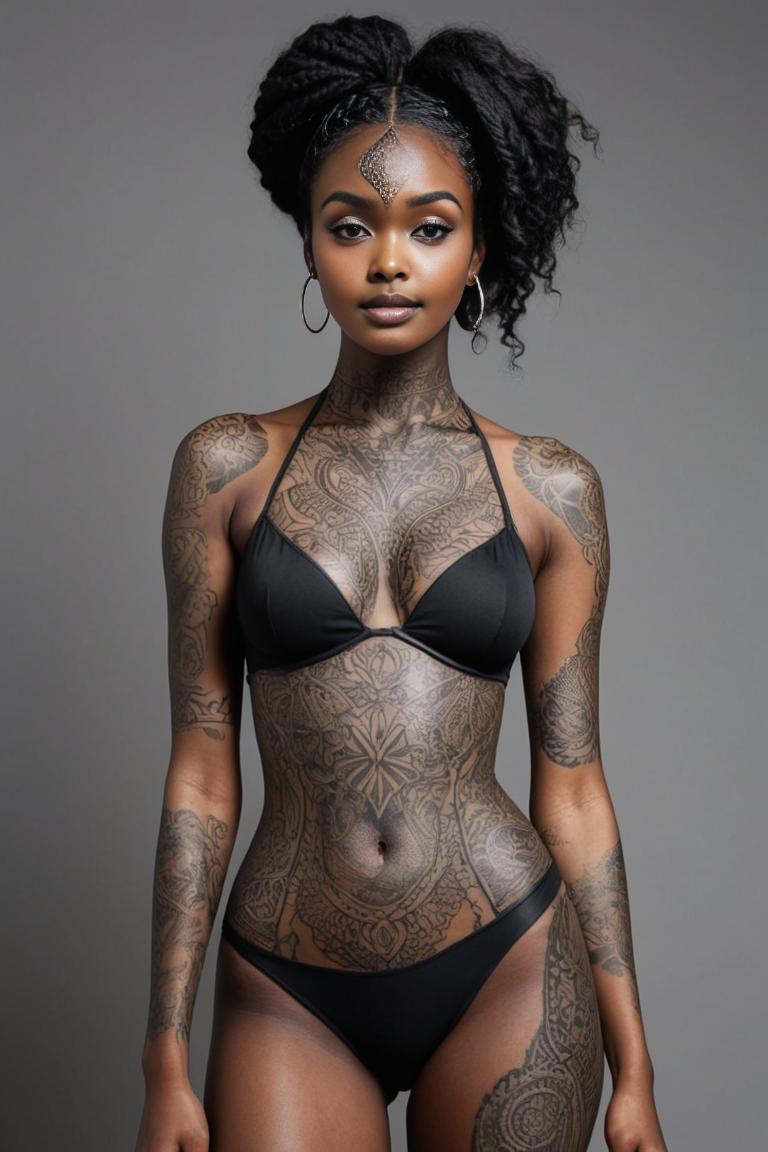 Photify AI prompt preview for Full Body Tattoo pack - 240 - 2025-07-05T18:40:10.008Z