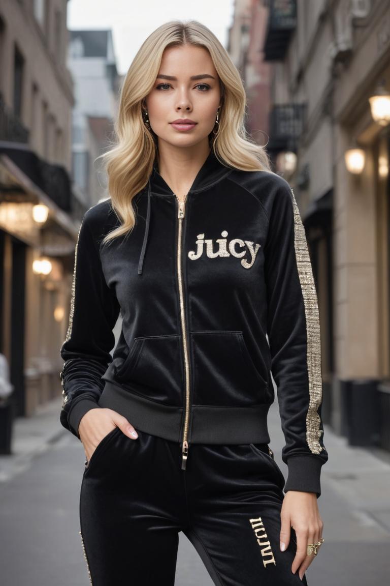Photify AI prompt preview for Juicy Couture Tracksuits pack - 240 - 2025-04-24T00:57:55.515Z