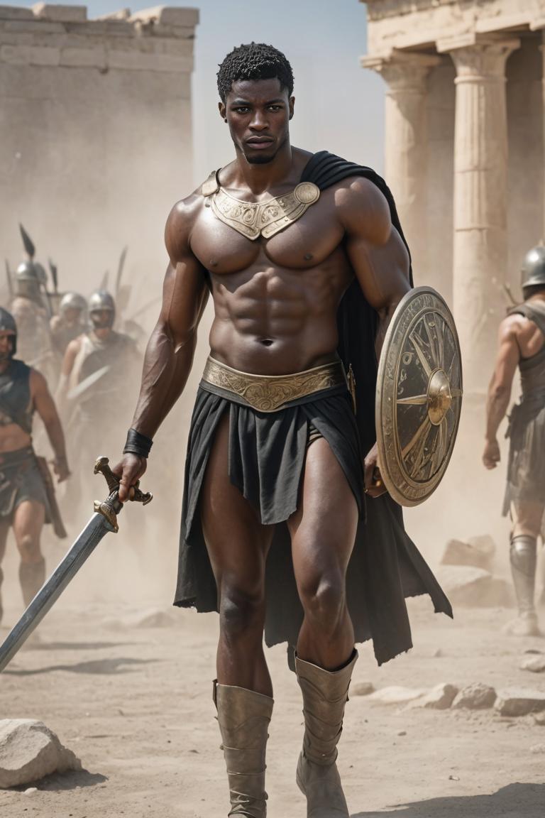 Photify AI prompt preview for Ancient Greek Warrior pack - 240 - 2025-04-26T18:38:21.686Z