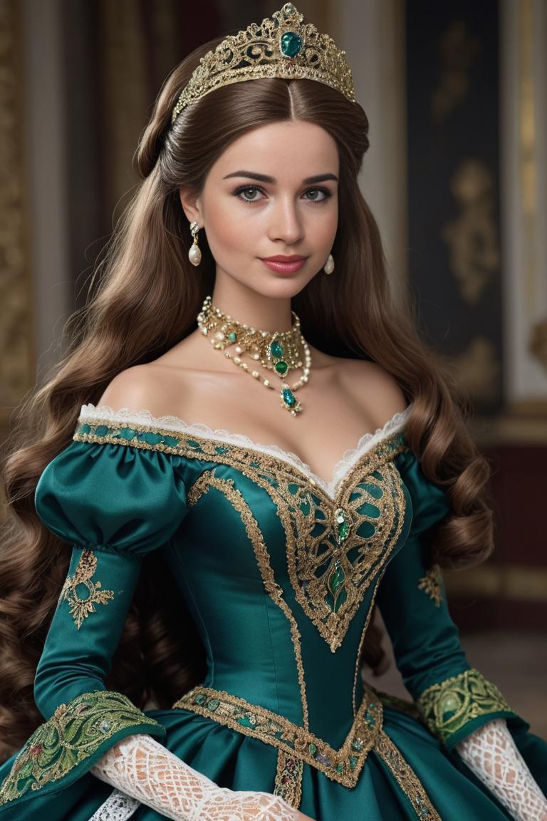 Photify AI prompt preview for Barbie Doll Baroque pack - 240 - 2025-04-19T02:02:55.934Z