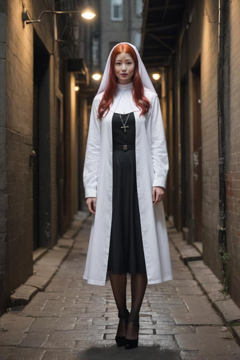 Photify AI prompt preview for Chic Nun Style pack - 240 - 2025-04-28T01:25:13.334Z