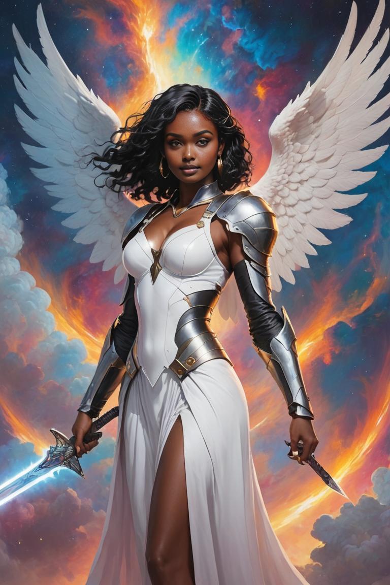 Photify AI prompt preview for Cosmic Angel pack - 240 - 2025-05-13T09:05:37.891Z