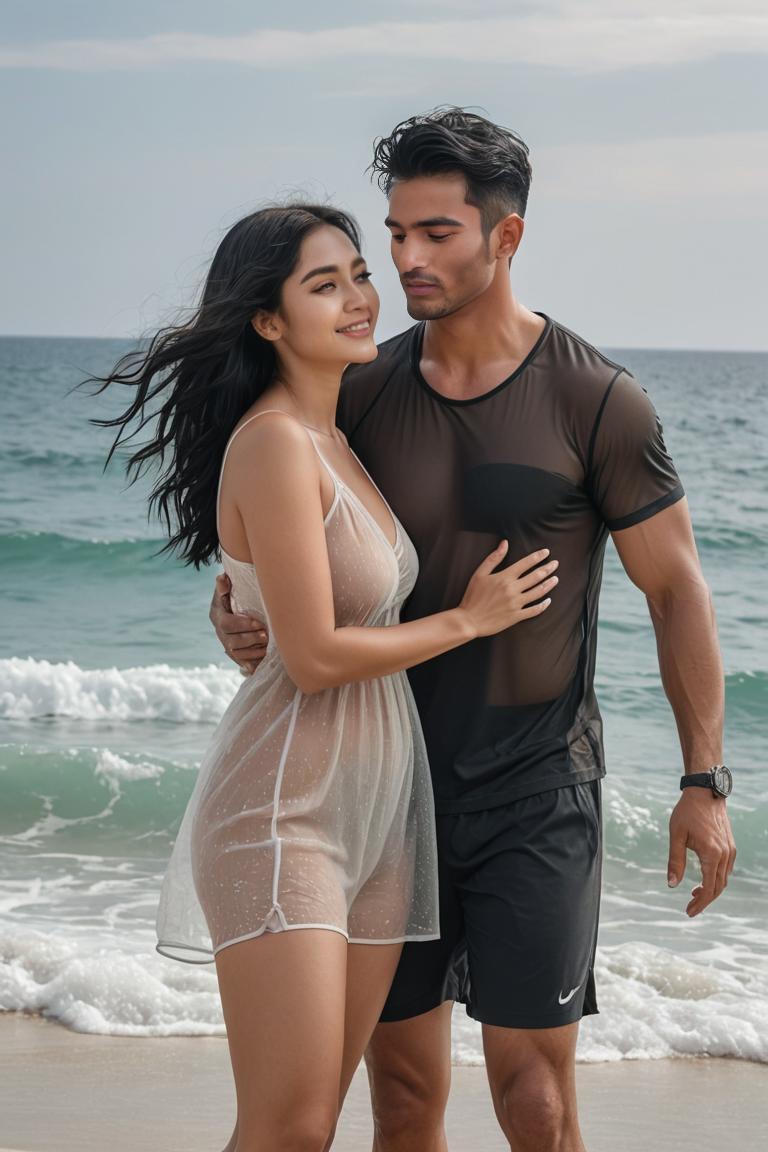 Photify AI prompt preview for Couple At The Beach pack - 240 - 2025-05-24T22:31:36.890Z