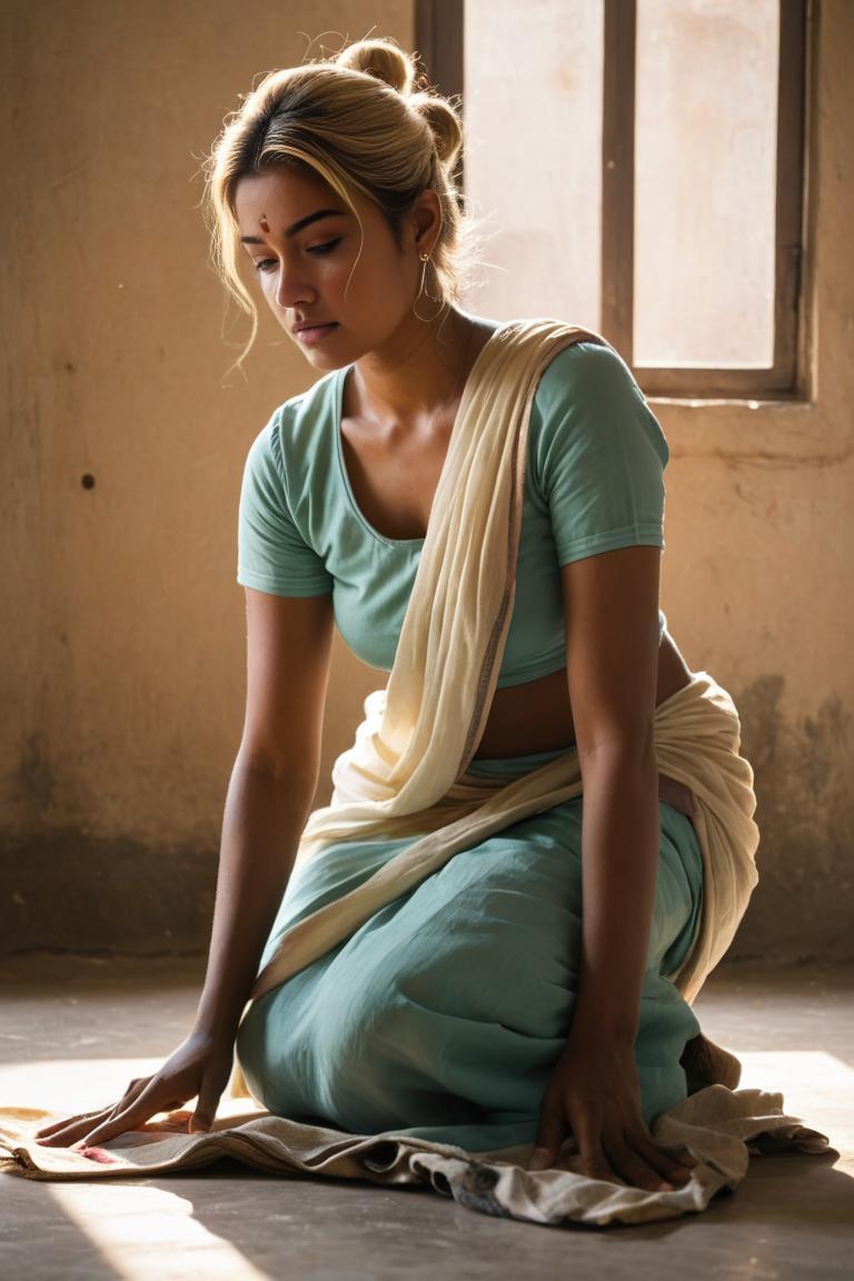 Photify AI prompt preview for House Chores In Saree pack - 240 - 2025-04-30T16:57:42.882Z