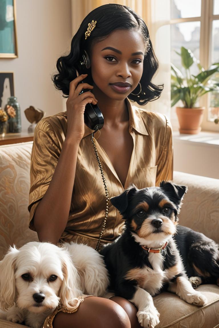 Photify AI prompt preview for Inez On The Phone pack - 240 - 2025-05-09T07:05:49.473Z