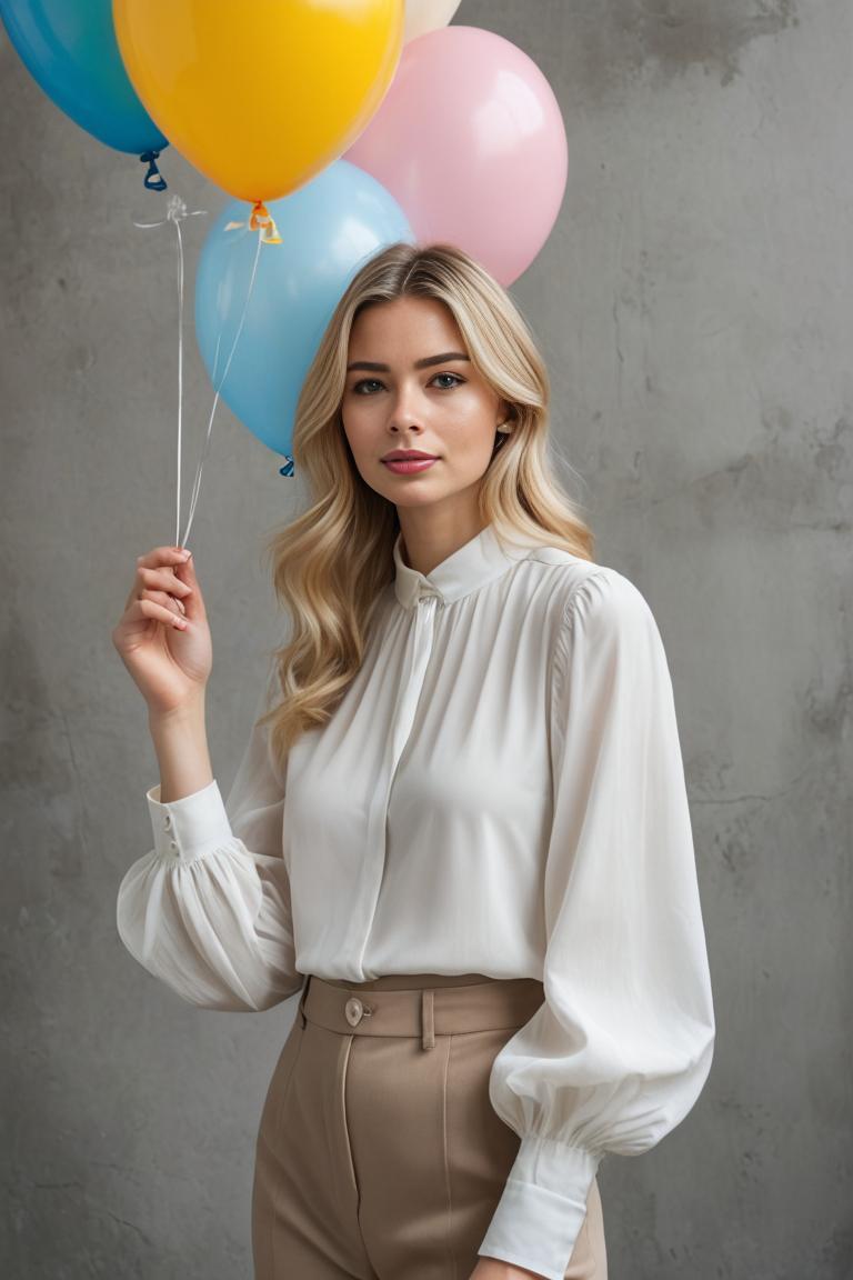 Photify AI prompt preview for Balloon Sleeve Hand Frock pack - 240 - 2025-04-24T17:18:26.965Z