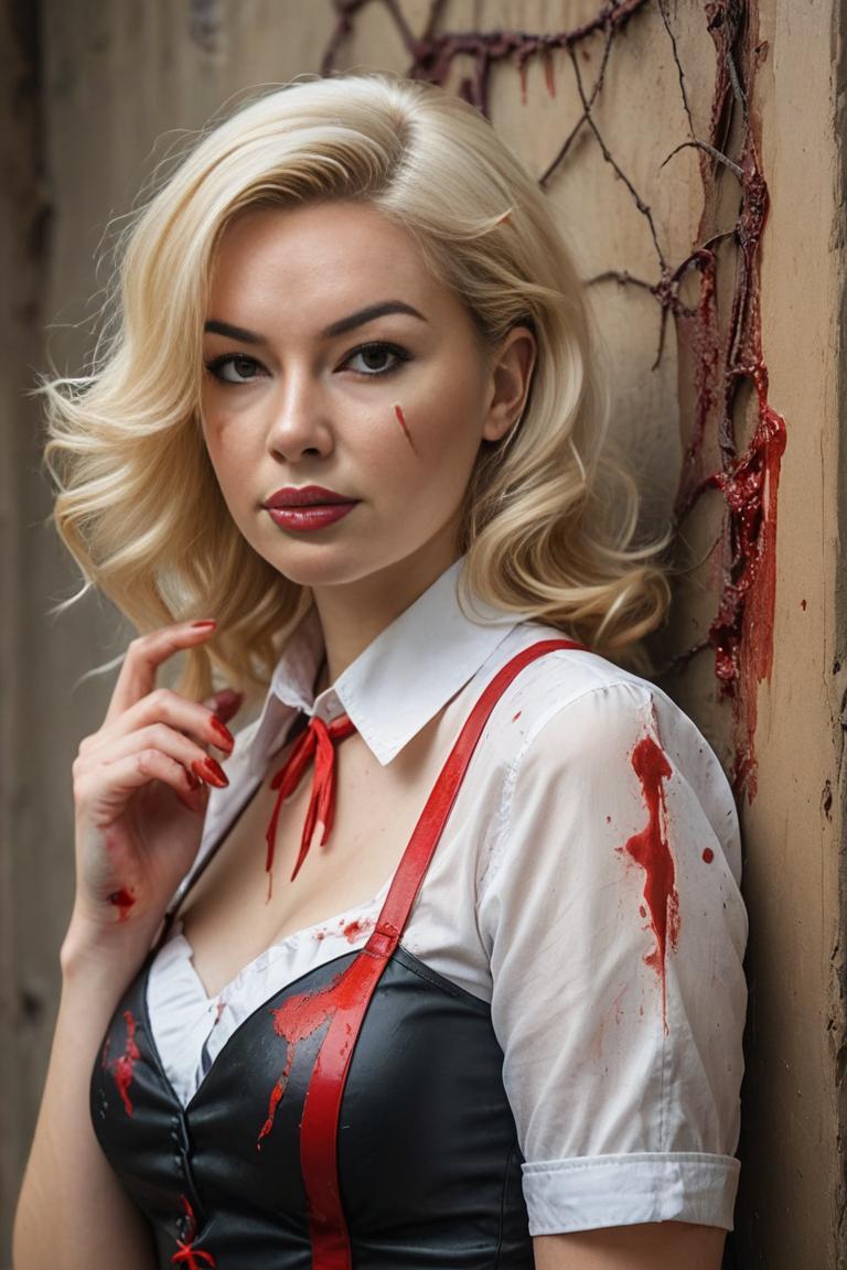 Photify AI prompt preview for Gruesome Pinup pack - 240 - 2025-10-13T03:13:03.138Z