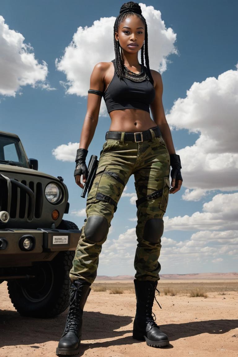 Photify AI prompt preview for Soldier Girl pack - 240 - 2025-05-31T00:39:37.165Z