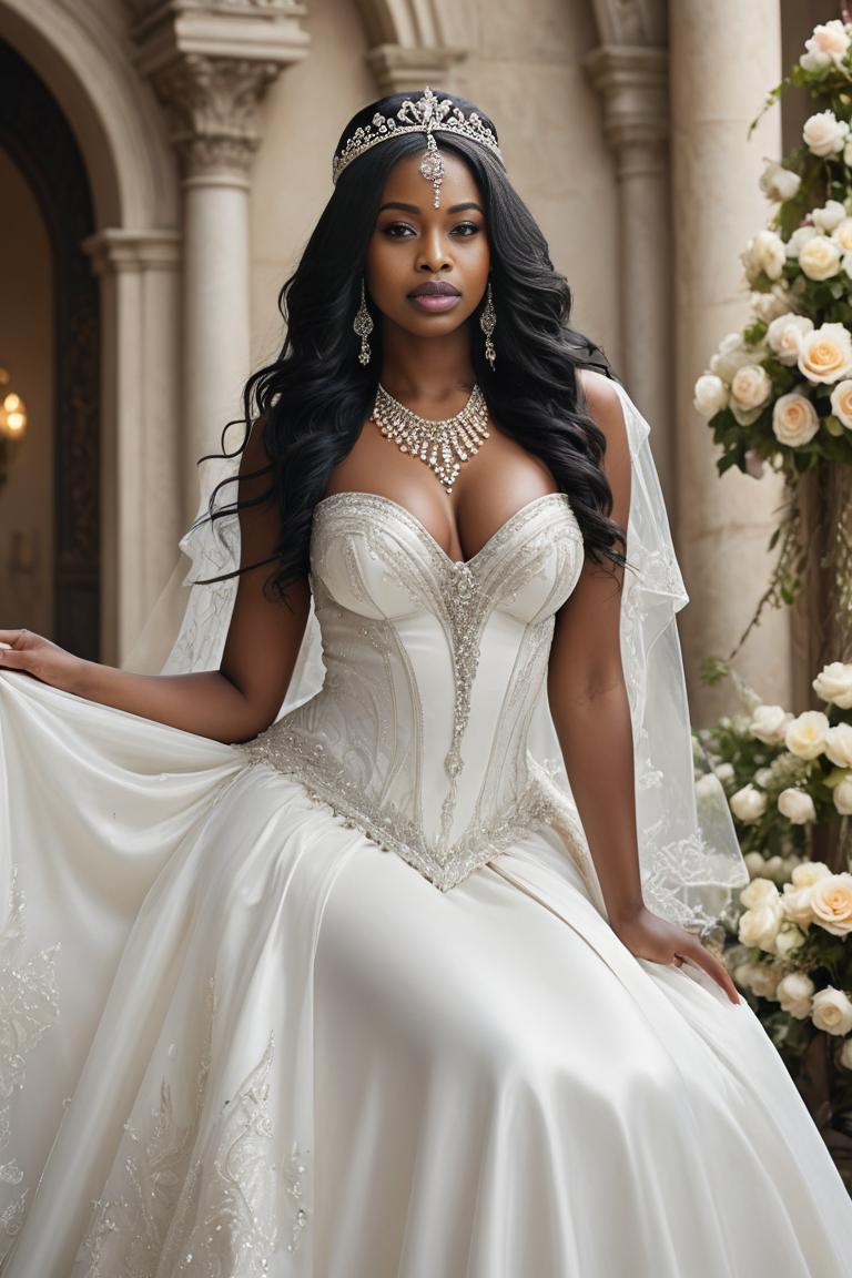 Photify AI prompt preview for Bold And Bright Wedding Dresss pack - 240 - 2025-04-28T02:47:11.859Z