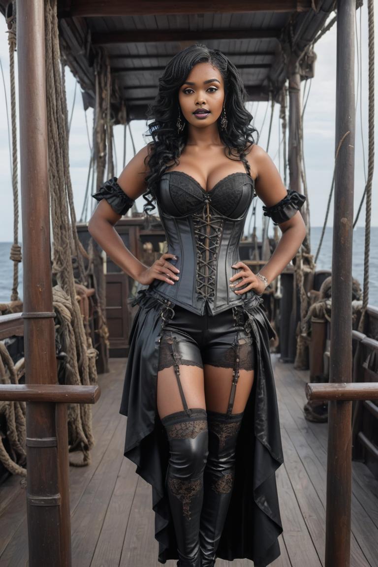 Photify AI prompt preview for Pirate Queen pack - 240 - 2025-04-30T23:58:26.943Z