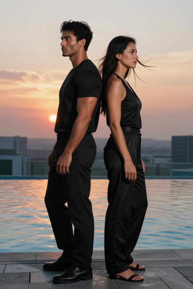Photify AI prompt preview for Luxury Sunset Duo pack - 240 - 2026-08-03T05:02:21.781Z