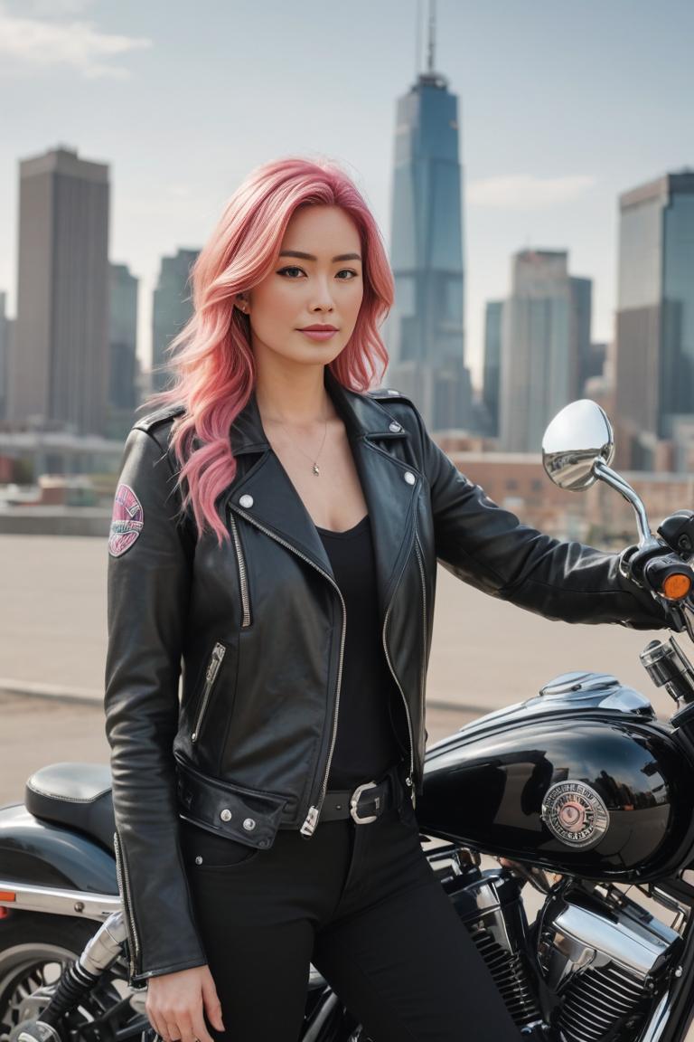 Photify AI prompt preview for Biker Queen pack - 240 - 2025-05-20T07:17:08.393Z