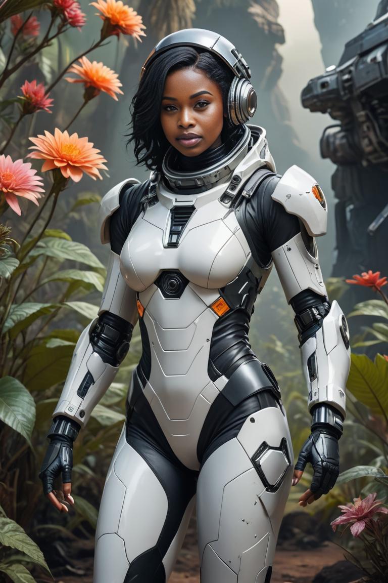 Photify AI prompt preview for Cybernetic Femme pack - 240 - 2025-07-04T12:57:11.380Z