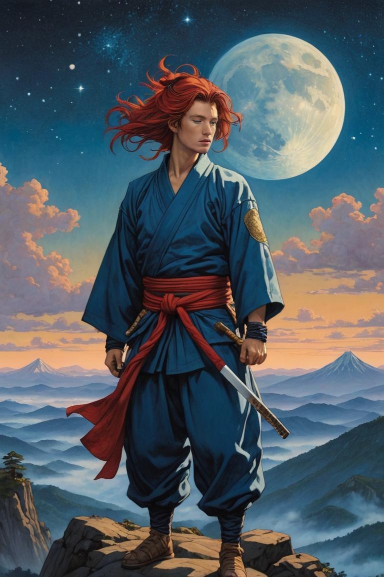 Photify AI prompt preview for Samurai Painting pack - 240 - 2025-04-21T12:05:07.584Z