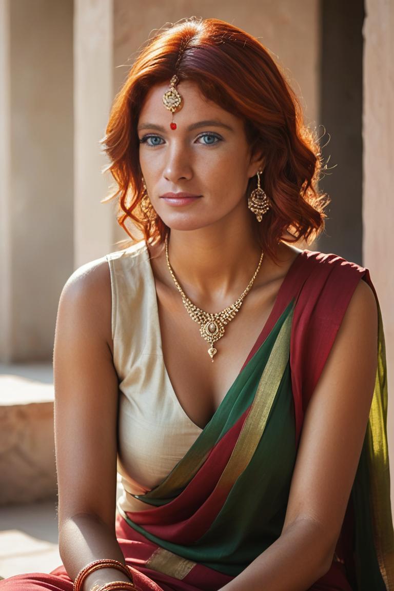 Photify AI prompt preview for Saree Sunshine Ithug pack - 240 - 2025-04-19T11:24:27.455Z