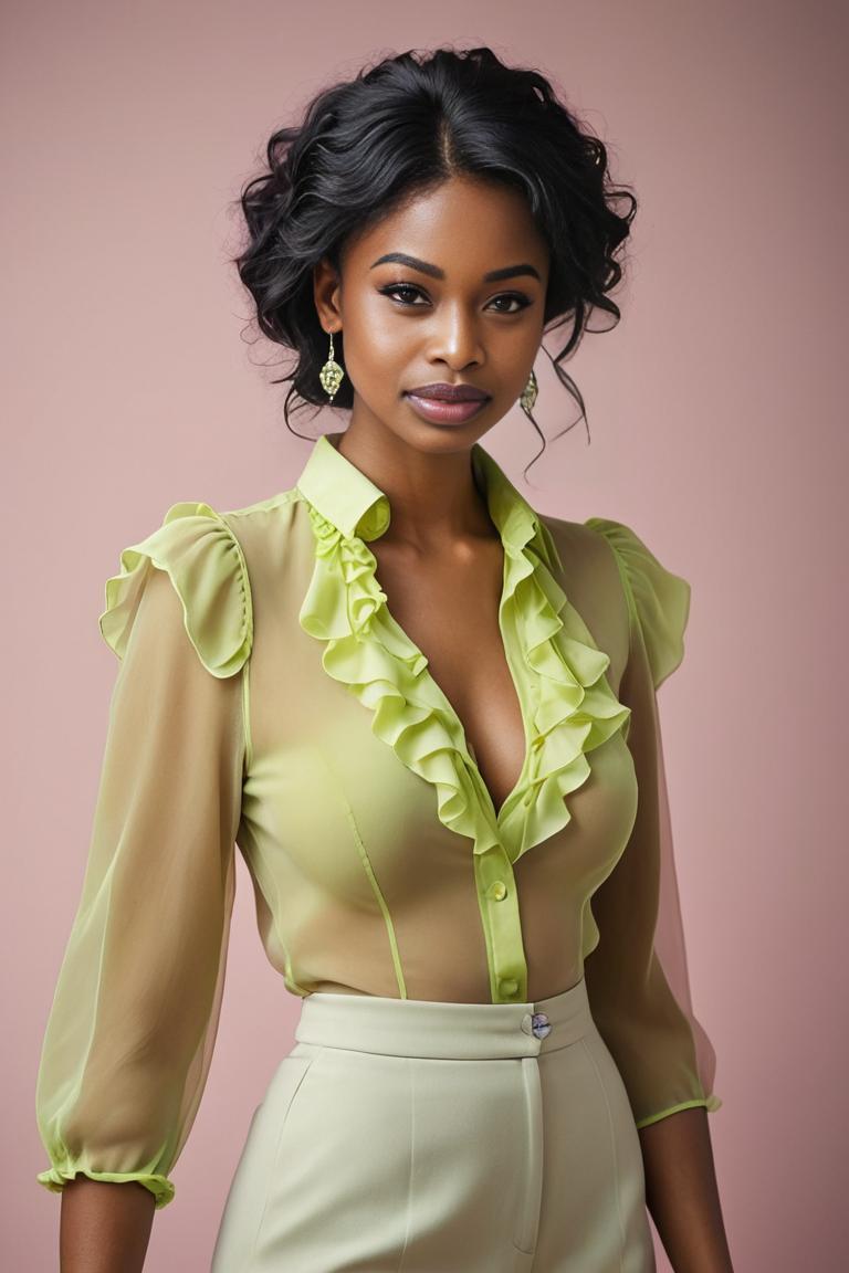 Photify AI prompt preview for Stylish Blouses pack - 240 - 2025-04-24T00:09:14.447Z