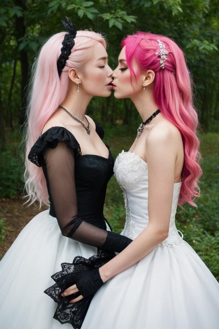 Photify AI prompt preview for Weeding Kiss Girls pack - 240 - 2025-05-04T03:24:56.730Z