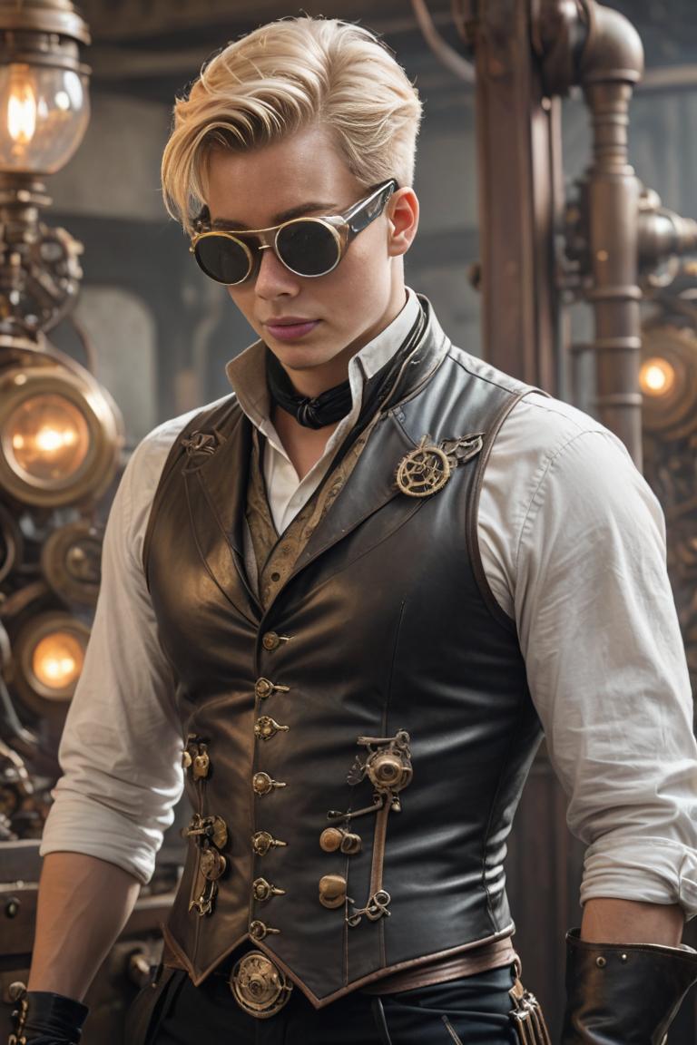 Photify AI prompt preview for Steampunk Glam pack - 240 - 2025-08-06T21:18:14.363Z