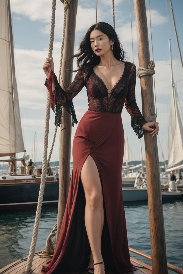 Photify AI prompt preview for Red Dress Boat ✨ pack - 240 - 2025-04-19T12:00:24.415Z