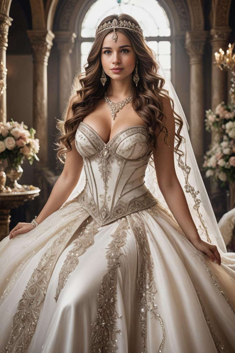 Photify AI prompt preview for Bold And Bright Wedding Dresss pack - 240 - 2025-04-28T02:47:11.859Z