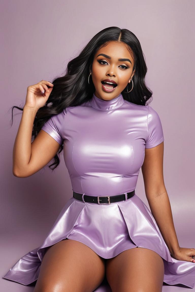 Photify AI prompt preview for Woman In Purple Dres Confused pack - 240 - 2025-04-19T01:35:21.994Z