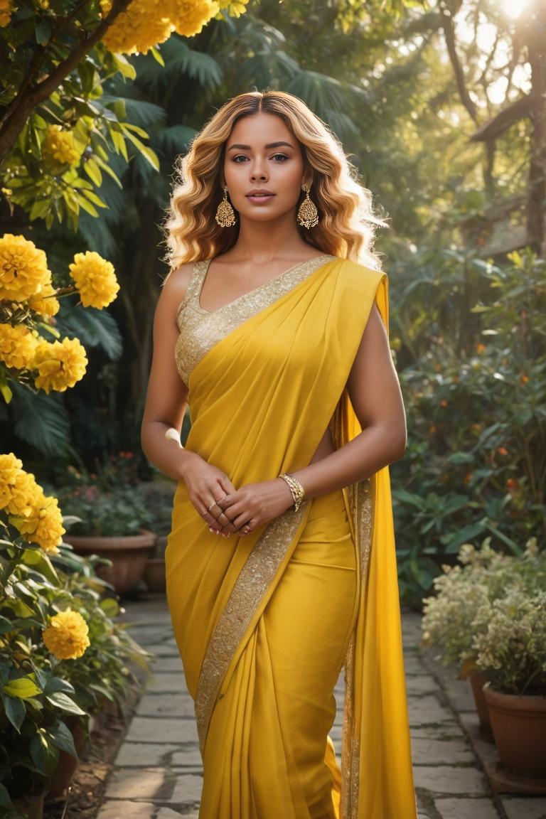 Photify AI prompt preview for Icons In Saree pack - 240 - 2025-04-30T22:27:16.263Z