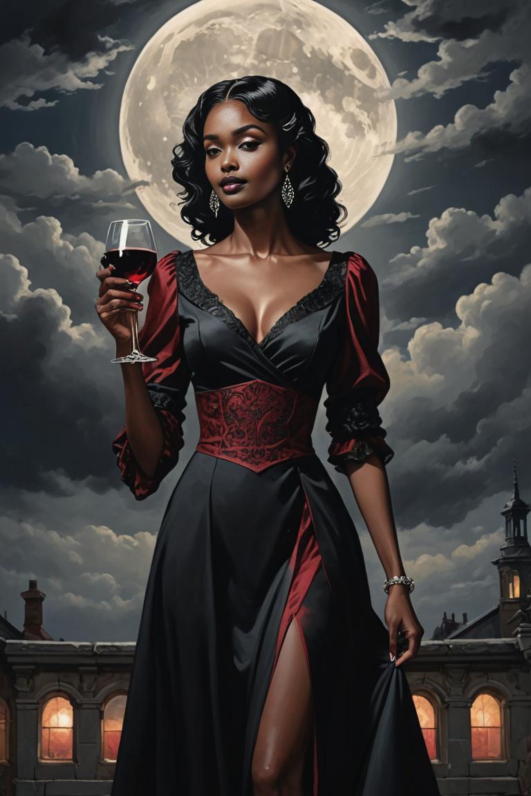 Photify AI prompt preview for Vampire Aesthetic pack - 240 - 2025-06-27T04:53:52.342Z