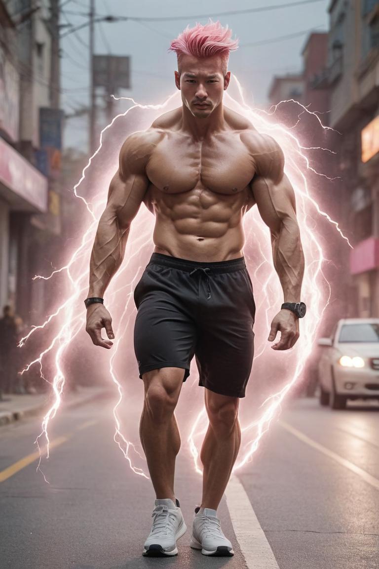 Photify AI prompt preview for Thunderous Muscle pack - 240 - 2025-04-27T16:29:04.591Z