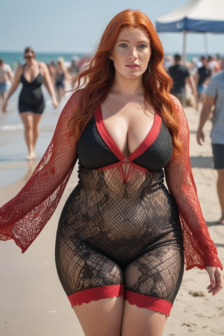 Photify AI prompt preview for Red Fishnet pack - 240 - 2025-05-09T07:03:45.280Z